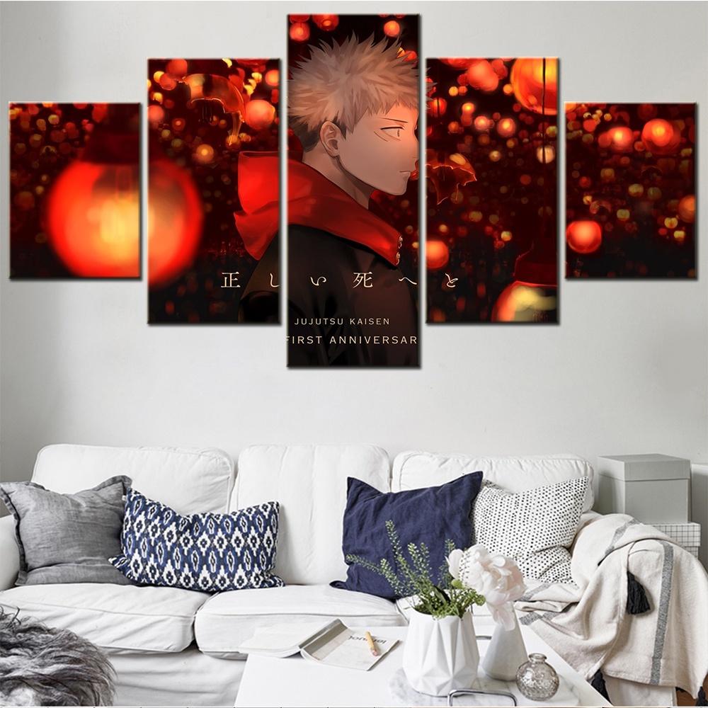 5 Pieces Canvas Wall Arts Anime Poster Painting Jujutsu Kaisen Home Decor Wallpaper Picture Print Living Room Mural Artwork 20x35 20x45 20x55cm
5 Pieces Canvas Wall Arts Anime Poster Painting Jujutsu Kaisen Home Decor Wallpaper Picture Print Living Room Mural Artwork 20x35 20x45 20x55cm