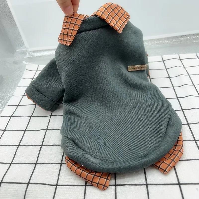 Pet Dog Clothes Warm Winter Shirt Collar Patchwork Hoodie Jacket for Small Dog Coat Bear Hoodie Pet Plaid Shirt Puppy Clothing S
Pet Dog Clothes Warm Winter Shirt Collar Patchwork Hoodie Jacket for Small Dog Coat Bear Hoodie Pet Plaid Shirt Puppy Clothing S
