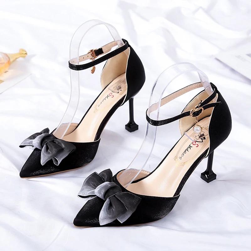 Модные разноцветные женские туфли-лодочки с бантом 2024 года, туфли-шпильки с ремешком на щиколотке, свадебные туфли, женские сексуальные туфли с острым носком на высоком каблуке 39 чёрный
Модные разноцветные женские туфли-лодочки с бантом 2024 года, туфли-шпильки с ремешком на щиколотке, свадебные туфли, женские сексуальные туфли с острым носком на высоком каблуке 39 чёрный