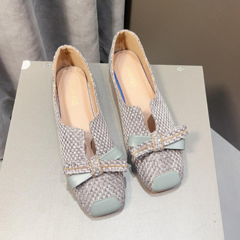 Весенне-летние женские туфли из тканого материала, универсальные, с квадратным носком, неглубокие, на плоской подошве 41 серый
Весенне-летние женские туфли из тканого материала, универсальные, с квадратным носком, неглубокие, на плоской подошве 41 серый