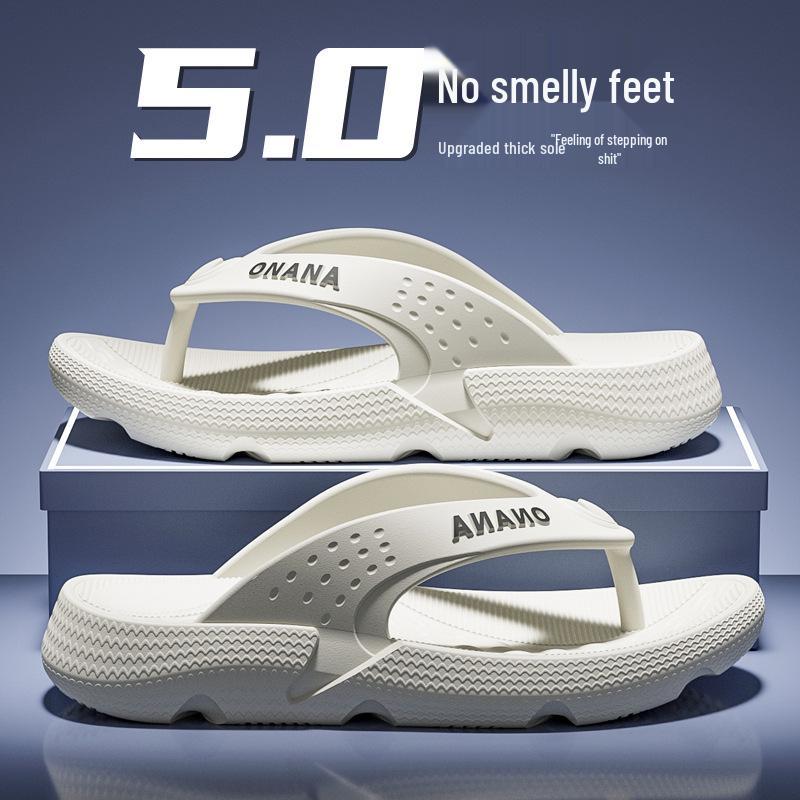 Мужские нескользящие шлепанцы с перемычкой для пальца - Толстая подошва, Модные летние пляжные сандалии, Семейный стиль Size 42-43 (Insole Length 270mm) белый
Мужские нескользящие шлепанцы с перемычкой для пальца - Толстая подошва, Модные летние пляжные сандалии, Семейный стиль Size 42-43 (Insole Length 270mm) белый