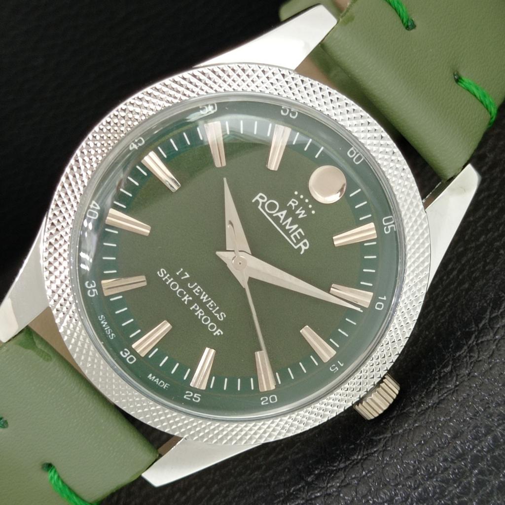 HAND-WINDING SWISS MENS REFURBISHED VINTAGE GREEN COLOR DIAL WATCH a707139-1
HAND-WINDING SWISS MENS REFURBISHED VINTAGE GREEN COLOR DIAL WATCH a707139-1