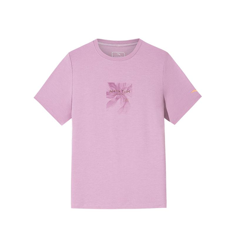 Anta Comfortable Simple Versatile Round Neck Letter Casual Sports Short Sleeve T-Shirt Women T-Shirts Lavender-Pink 162537119-4 S
Anta Comfortable Simple Versatile Round Neck Letter Casual Sports Short Sleeve T-Shirt Women T-Shirts Lavender-Pink 162537119-4 S