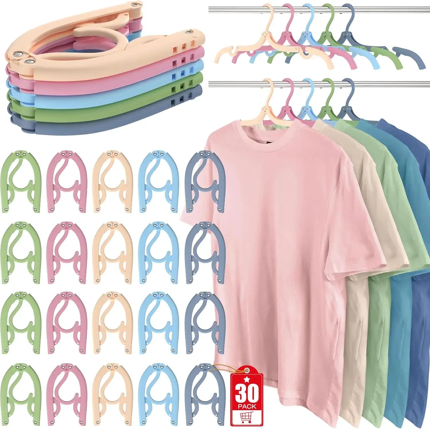 30 Pcs Travel Hangers Portable Foldable Travel Hanger Organizer, Plastic Travel Accessories Essentials Clothes Drying Rack 5 Pack
30 Pcs Travel Hangers Portable Foldable Travel Hanger Organizer, Plastic Travel Accessories Essentials Clothes Drying Rack 5 Pack