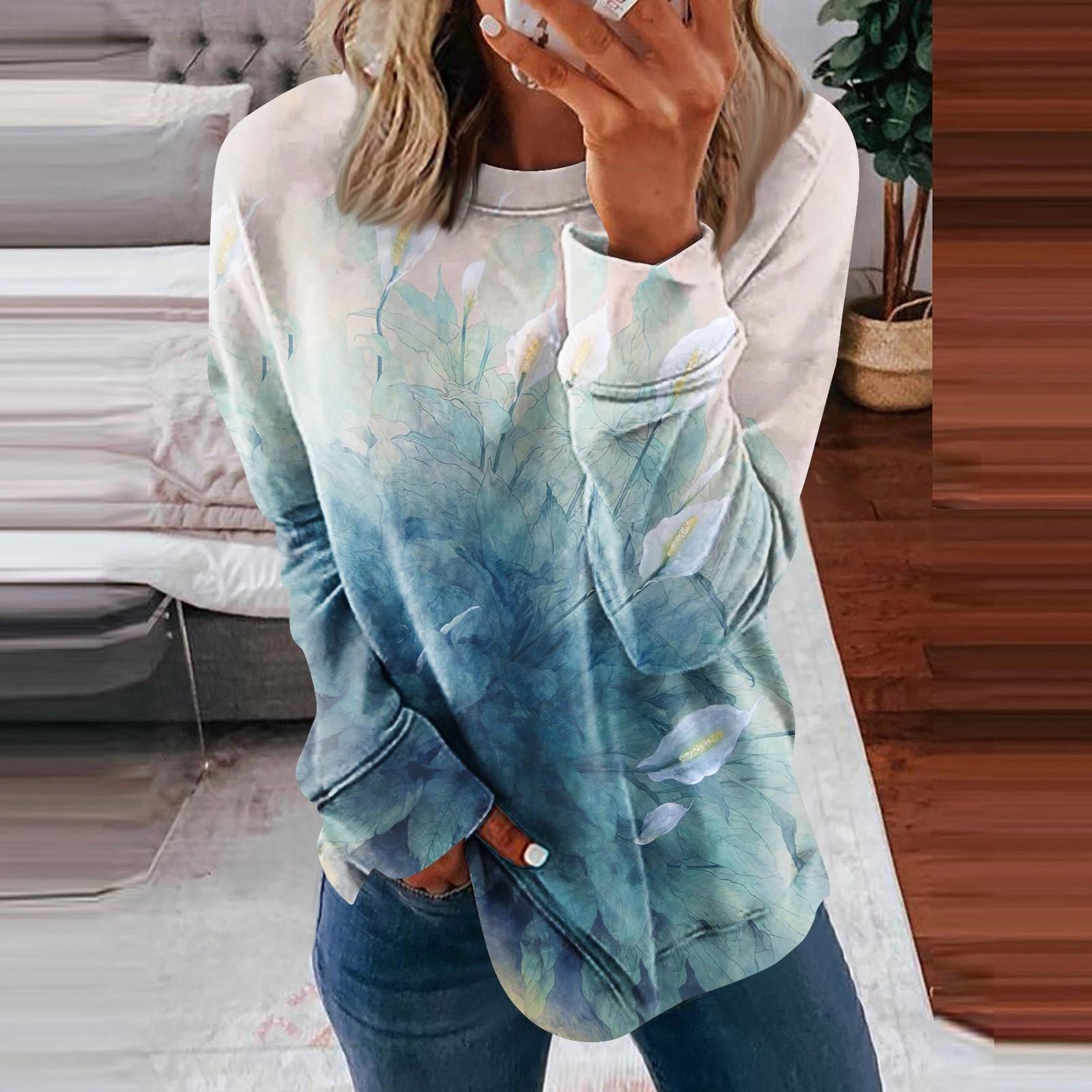 Long Sleeve Sweatshirt For Women Print Graphic Casual Plus Size Basic Tops Pullover XXL
Long Sleeve Sweatshirt For Women Print Graphic Casual Plus Size Basic Tops Pullover XXL
