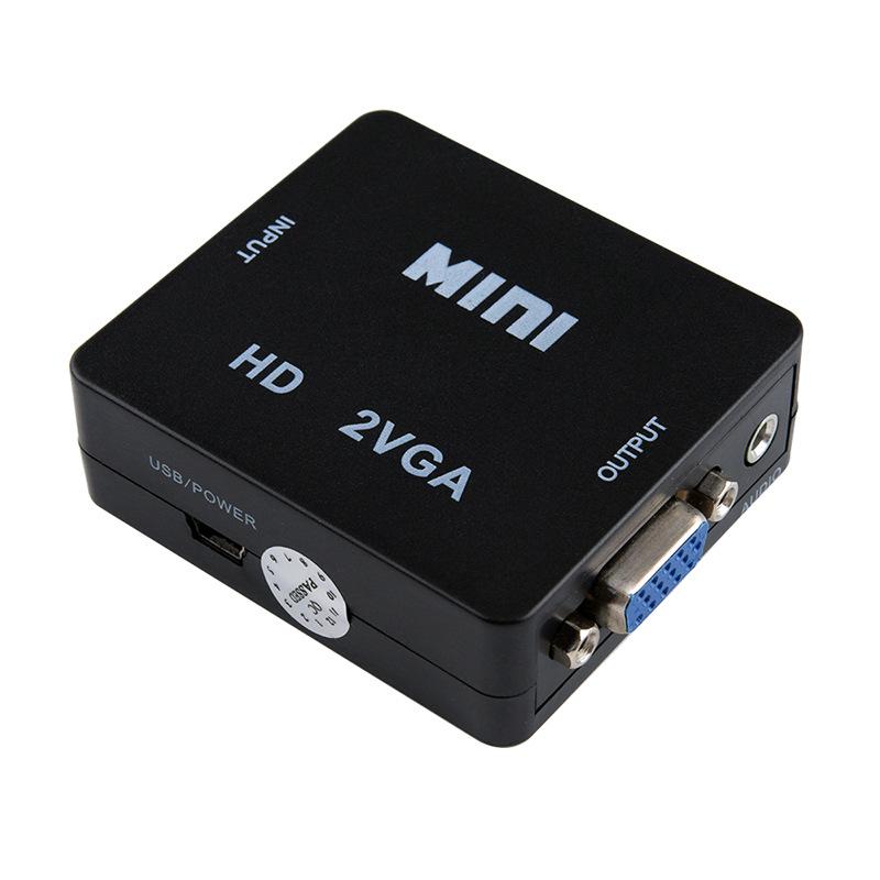 HDMI to VGA Converter with Audio, USB Powered - White чорний
HDMI to VGA Converter with Audio, USB Powered - White чорний
