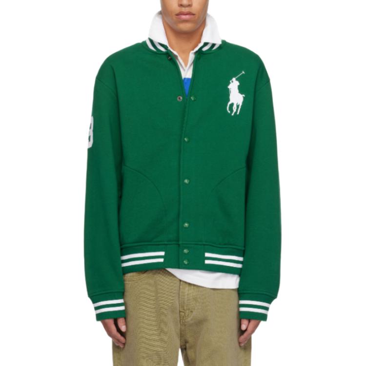 Polo Ralph Lauren Striped Logo Single-Breasted Long Sleeve Jacket Men jackets Green 710964456-003 M
Polo Ralph Lauren Striped Logo Single-Breasted Long Sleeve Jacket Men jackets Green 710964456-003 M