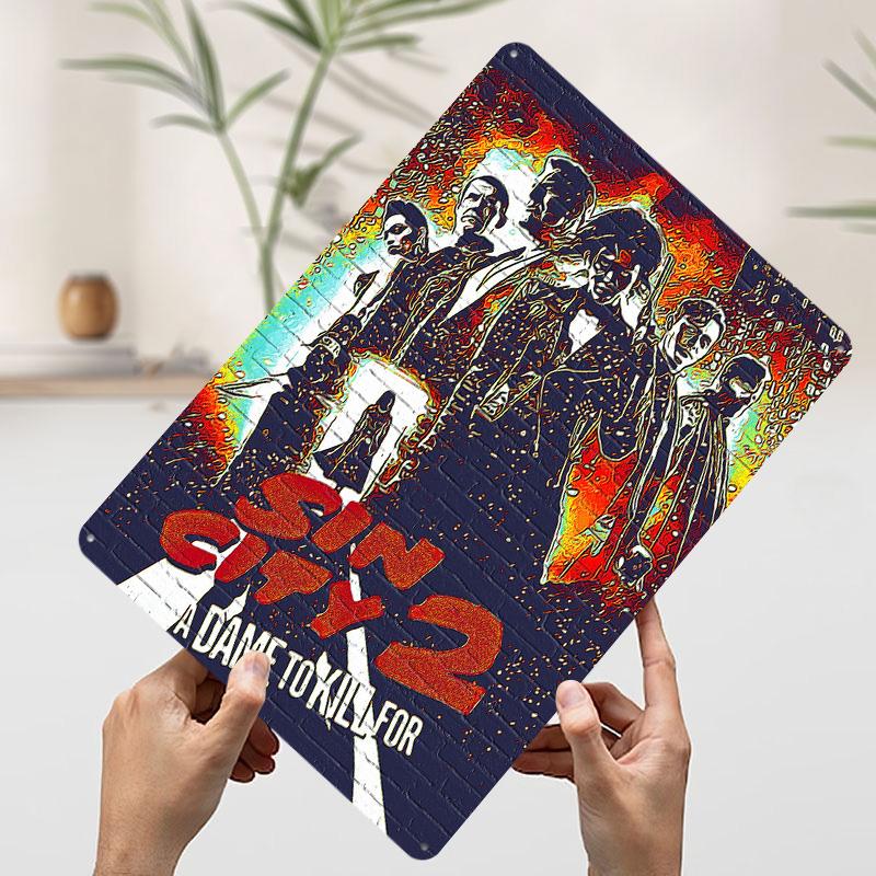 Sin City A Dame To Kill Fo Metal Poster Customized Wall Art Retro Vintage Tinplate Signs for Interior Decoration Living Room 7.9x11.8In(20x30cm)
Sin City A Dame To Kill Fo Metal Poster Customized Wall Art Retro Vintage Tinplate Signs for Interior Decoration Living Room 7.9x11.8In(20x30cm)