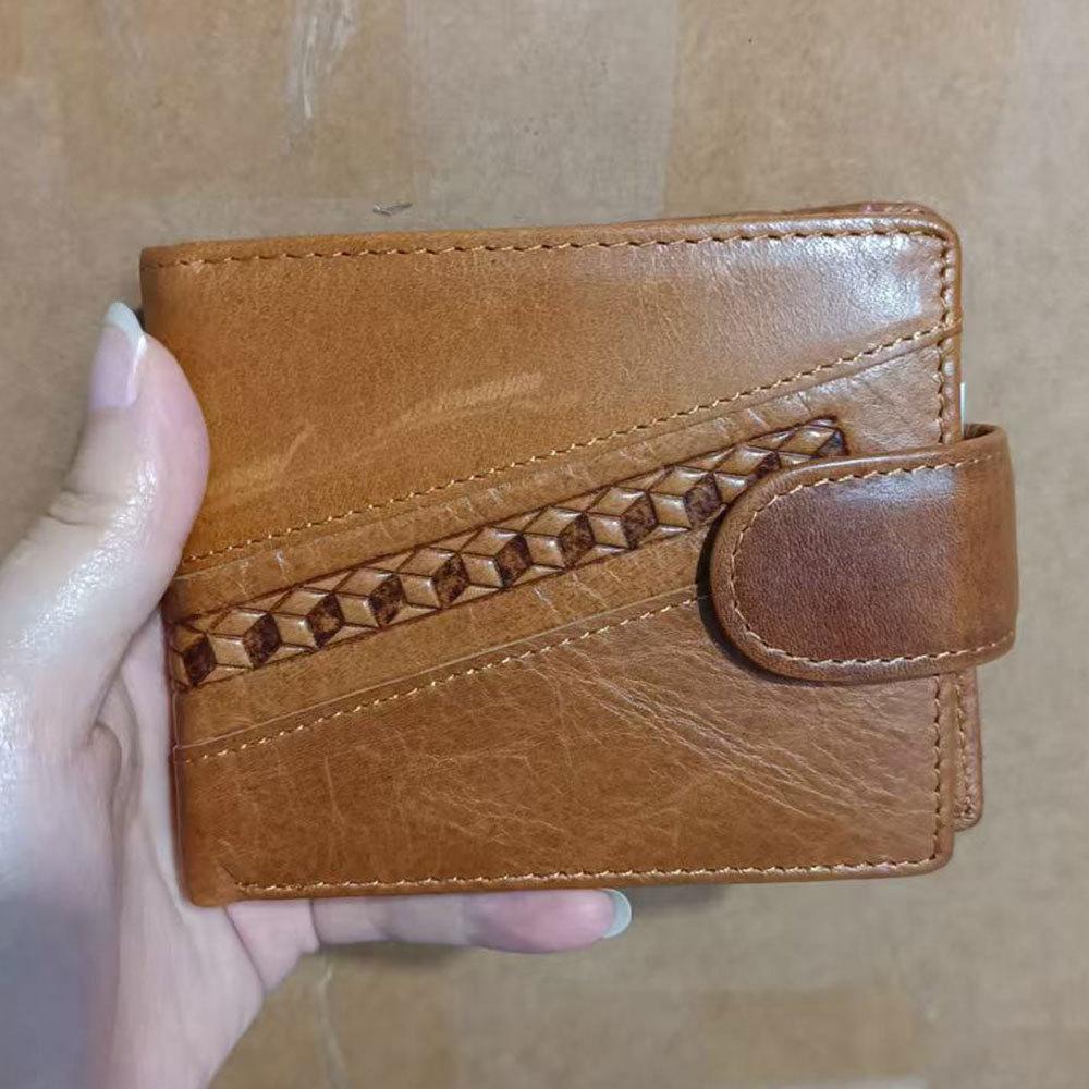 Genuine Leather Short Wallet with Multi-functional Design and Trendy Style - Zero Wallet коричневий
Genuine Leather Short Wallet with Multi-functional Design and Trendy Style - Zero Wallet коричневий