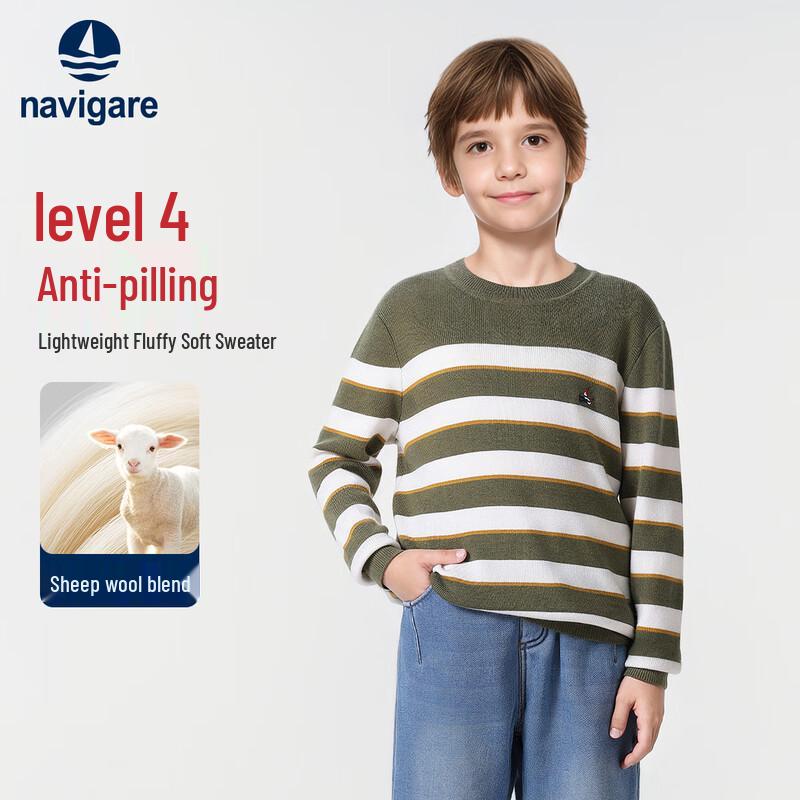 Navigare Boys Striped Wool Blend Pullover Sweater 140
Navigare Boys Striped Wool Blend Pullover Sweater 140