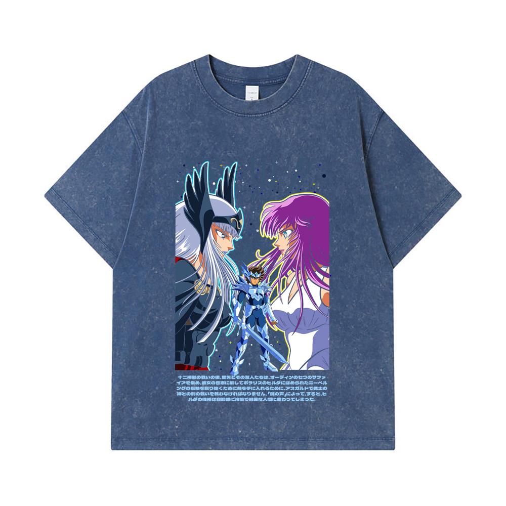 275 GSM Washed T-shirts 100% Cotton Saint Seiya V11 Odin Print Unisex Heavy Cotton T Shirt 2XL королівський синій колір
275 GSM Washed T-shirts 100% Cotton Saint Seiya V11 Odin Print Unisex Heavy Cotton T Shirt 2XL королівський синій колір