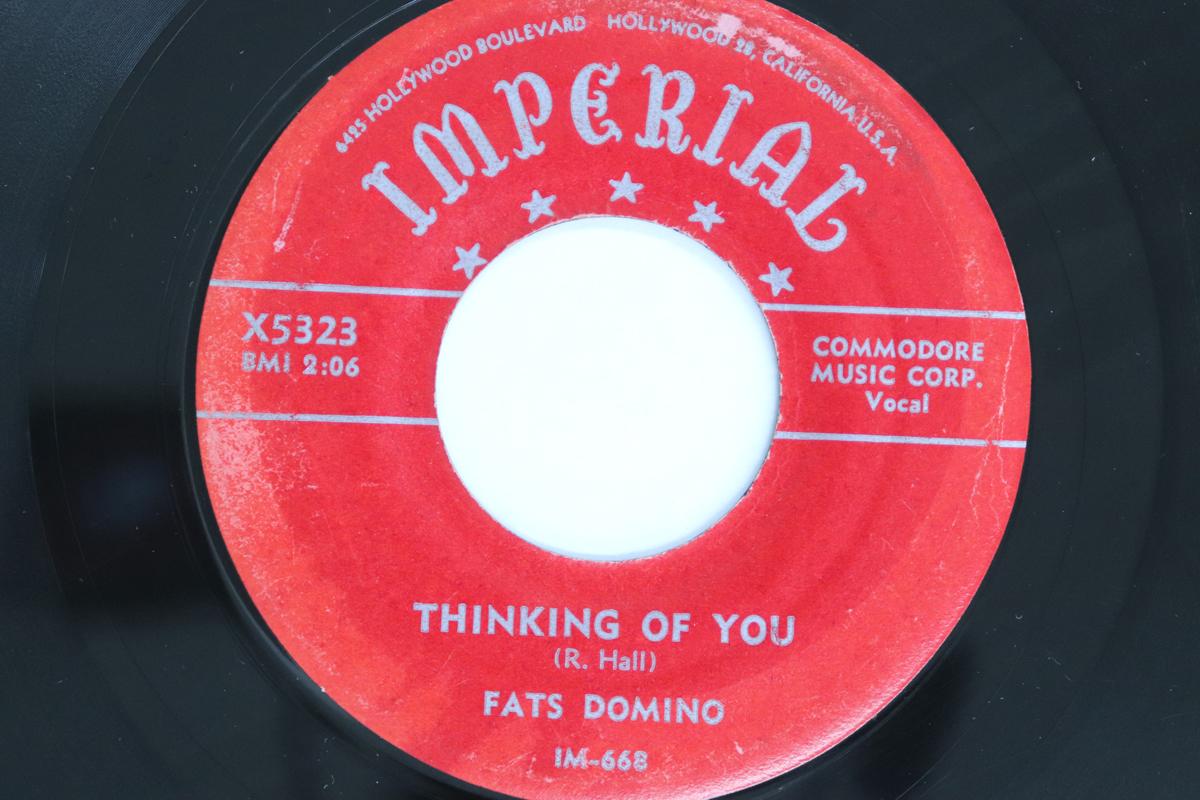7inch Record FATS DOMINO - Thinking Of You / I Know X5323 Imperial 1954 US Rock Used
7inch Record FATS DOMINO - Thinking Of You / I Know X5323 Imperial 1954 US Rock Used