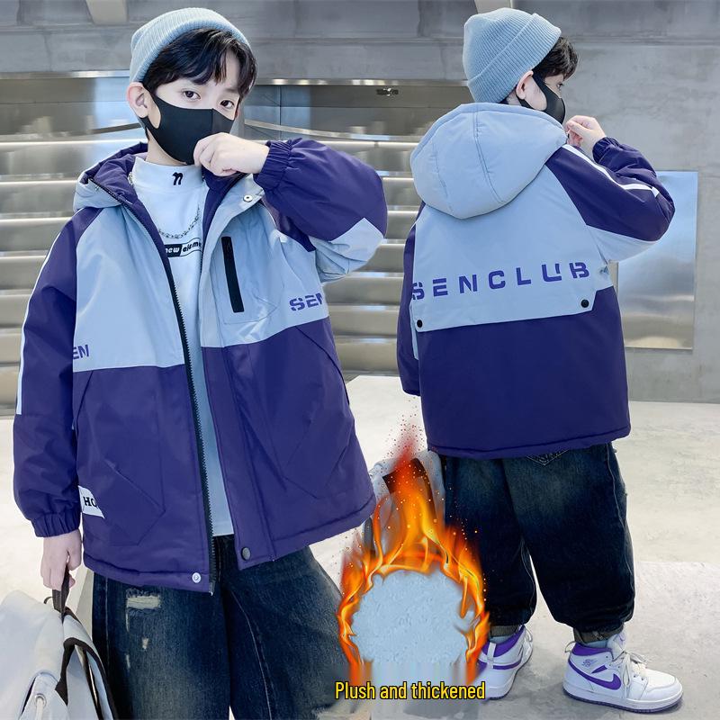 Boys Trendy Fleece-Lined Winter Coat 2025 - Thick Cotton-Padded Jacket for Autumn/Winter 150 cm
Boys Trendy Fleece-Lined Winter Coat 2025 - Thick Cotton-Padded Jacket for Autumn/Winter 150 cm