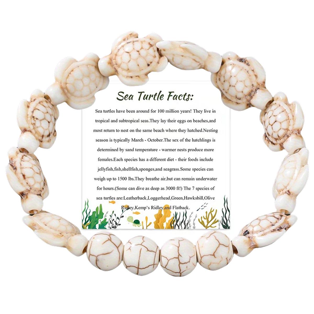 Sea Turtle Blue & White Turquoise Beaded Bracelet - Elastic Braided Rope Gift Blue Turquoise Cross Braided Bracelet
Sea Turtle Blue & White Turquoise Beaded Bracelet - Elastic Braided Rope Gift Blue Turquoise Cross Braided Bracelet