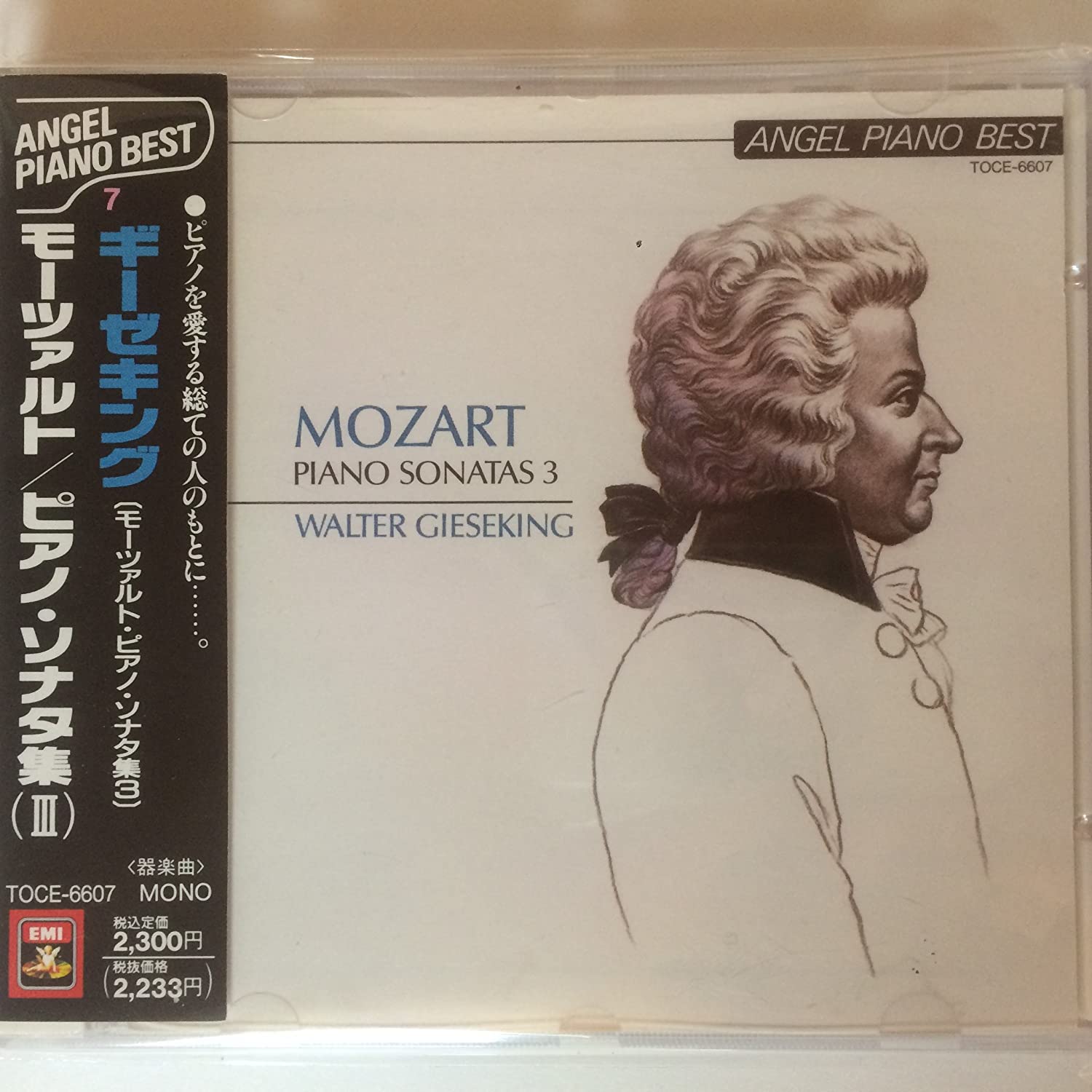 CD GIESEKING (WALTER); MOZART - Mozart: Piano Sonatas Vol.3 TOCE6607 Japan Classical Used
CD GIESEKING (WALTER); MOZART - Mozart: Piano Sonatas Vol.3 TOCE6607 Japan Classical Used