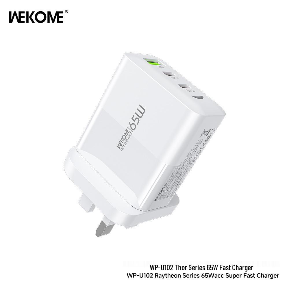 Welcome Thor 65W GaN Fast Charger, Tri-Port, US/EU/UK Compatible
Welcome Thor 65W GaN Fast Charger, Tri-Port, US/EU/UK Compatible