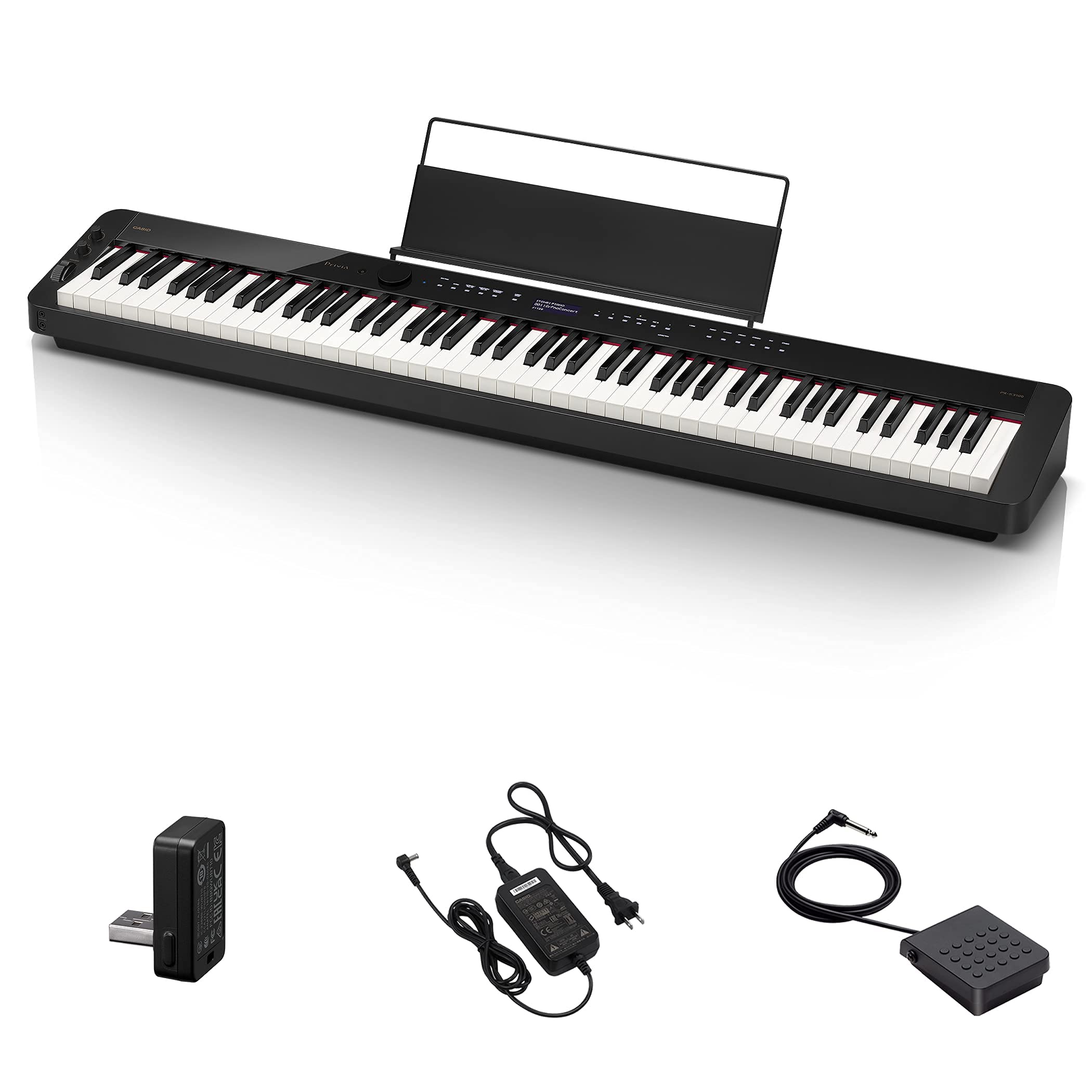 CASIO Electronic Piano Privia Multi-Function Type PX-S3100BK (Black) 88 Keys Slim Design 700 Tones
CASIO Electronic Piano Privia Multi-Function Type PX-S3100BK (Black) 88 Keys Slim Design 700 Tones
