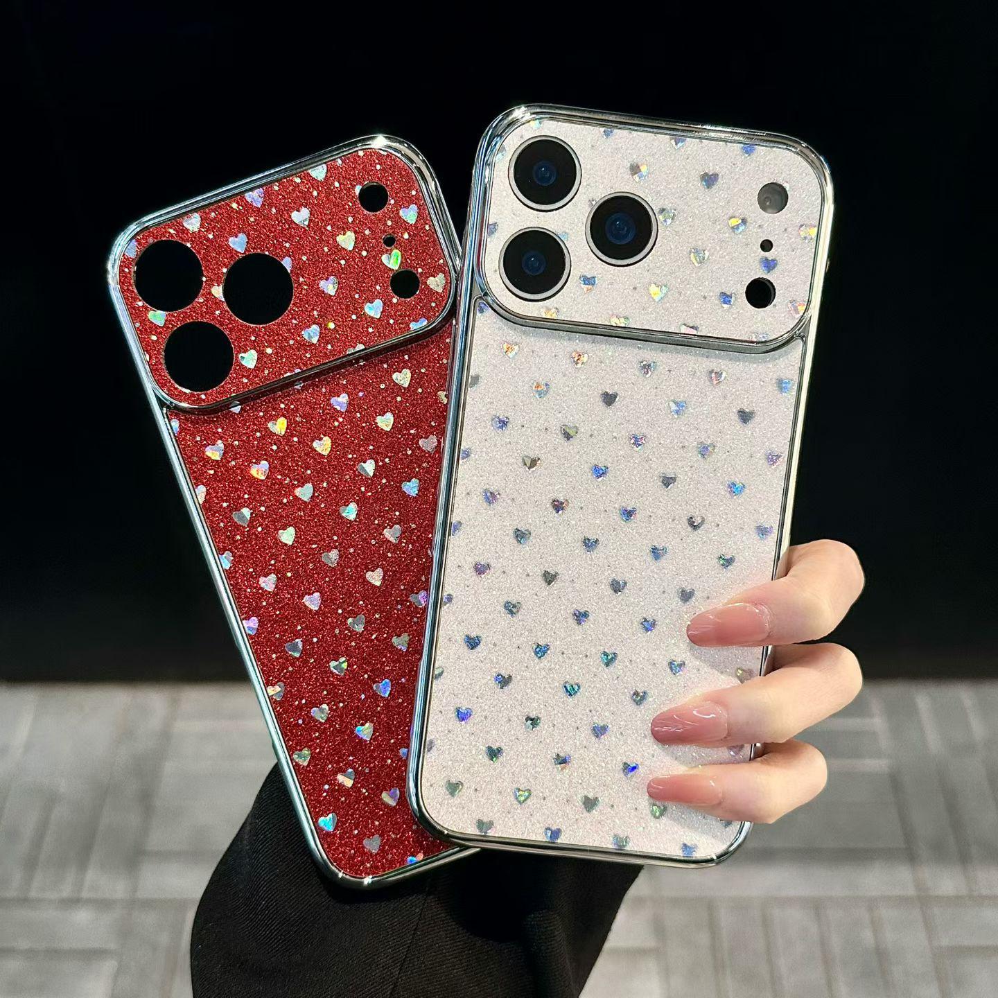 Large Plated Heart Laser Full-Screen iPhone 17 Case – Compatible with Apple 13/14/15 Pro Max and 16. iPhone 12
Large Plated Heart Laser Full-Screen iPhone 17 Case – Compatible with Apple 13/14/15 Pro Max and 16. iPhone 12