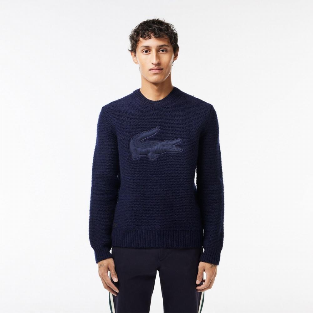 LACOSTE Мужские шерстяные нейлоновые кольца Кольца Кольца Мягкий пуловер с круглым вырезом с вышивкой крокодилом AH0813 53N HDE
LACOSTE Мужские шерстяные нейлоновые кольца Кольца Кольца Мягкий пуловер с круглым вырезом с вышивкой крокодилом AH0813 53N HDE