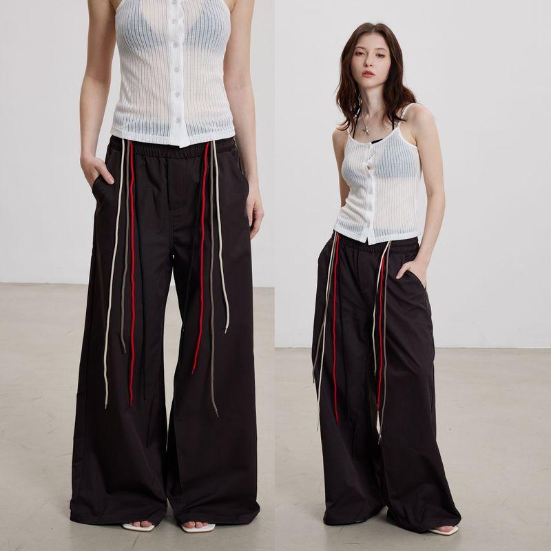 Thelight2025 Spring/Summer New Colorful Multi-Drawstring Wide-Leg Pants Women Black L
Thelight2025 Spring/Summer New Colorful Multi-Drawstring Wide-Leg Pants Women Black L