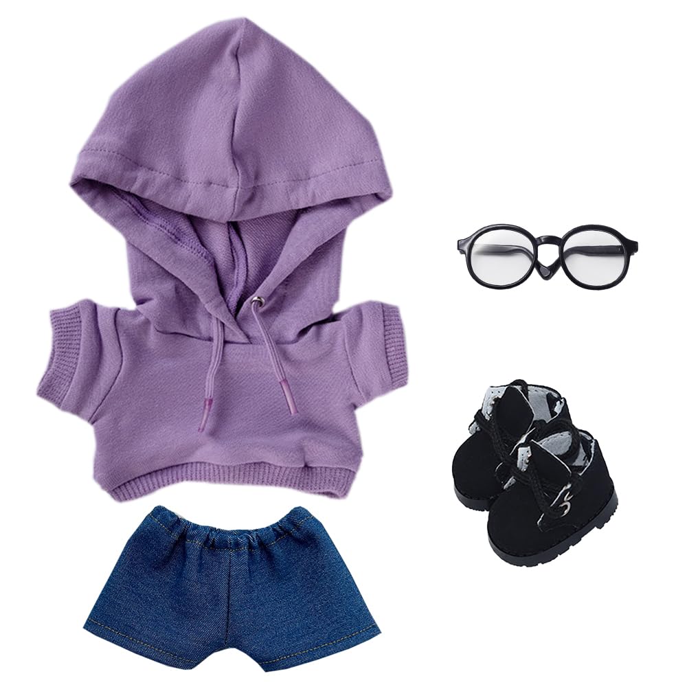 niannyyhouse 10cm 15cm 20cm Plush Clothes Loose Fit Hoodie Jeans Glasses Shoes Dress Up Cotton Doll Accessories (A11, 10cm)
niannyyhouse 10cm 15cm 20cm Plush Clothes Loose Fit Hoodie Jeans Glasses Shoes Dress Up Cotton Doll Accessories (A11, 10cm)