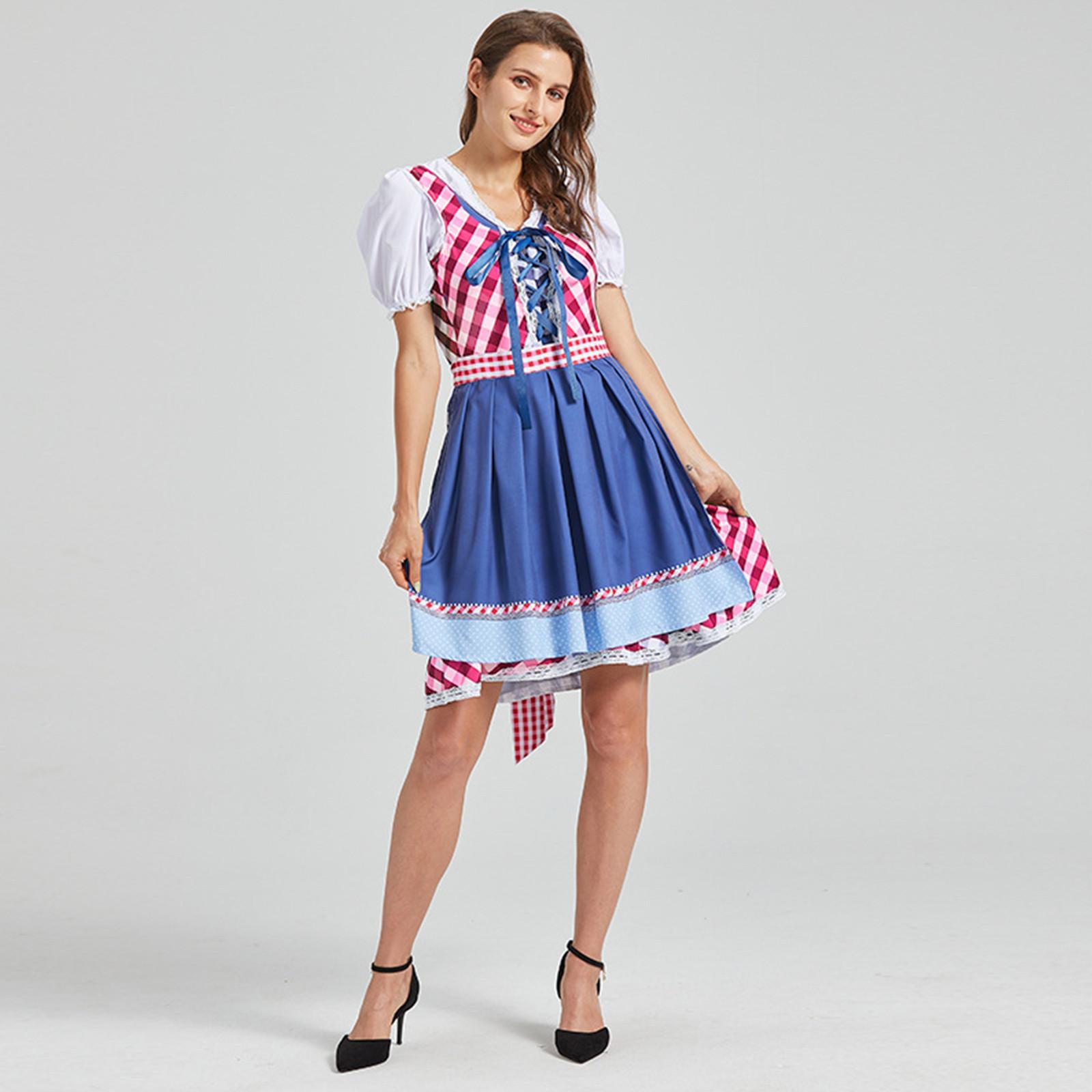 Женское повседневное пивное платье с коротким рукавом и спущенным плечом, баварская женская одежда M красный
Женское повседневное пивное платье с коротким рукавом и спущенным плечом, баварская женская одежда M красный