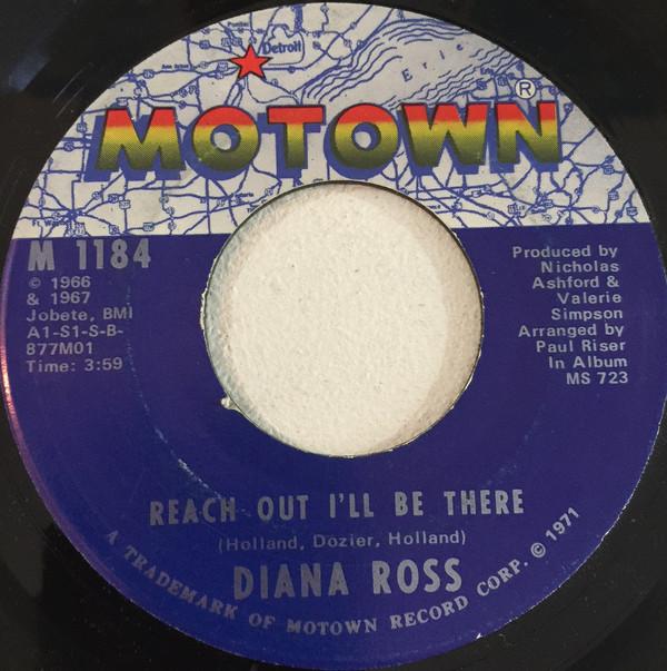 7inch Record DIANA ROSS - Reach Out I ll Be There / (They Lon M1184 Motown 1971 US Soul/Funk Used
7inch Record DIANA ROSS - Reach Out I ll Be There / (They Lon M1184 Motown 1971 US Soul/Funk Used