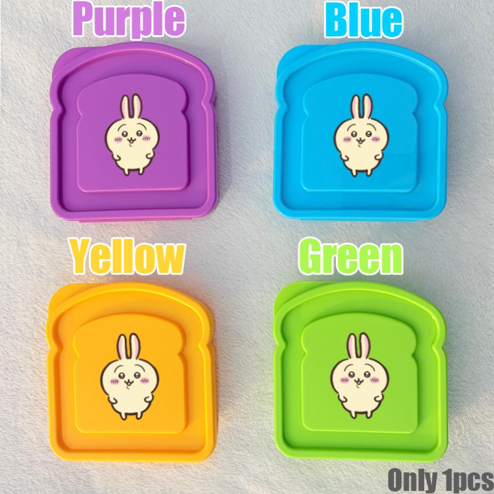 Nanka Chiisakute Kawaii Yatsu Sandwich Containers Lunch Box Chiikawa Usagi Flip Cover Toast Box Hachiware Reusable Lunch Case Only purple 1pcs
Nanka Chiisakute Kawaii Yatsu Sandwich Containers Lunch Box Chiikawa Usagi Flip Cover Toast Box Hachiware Reusable Lunch Case Only purple 1pcs