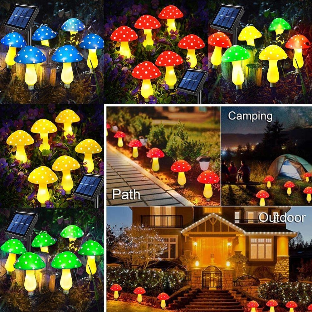 New Statues Yard Outdoor LED Light Solar Mushroom Light Christmas Lights Fairy String Lights синій
New Statues Yard Outdoor LED Light Solar Mushroom Light Christmas Lights Fairy String Lights синій