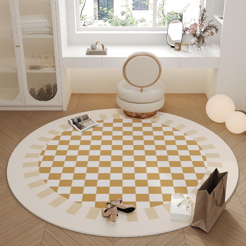 VIKAMA Fashion Lattice Round Floor Mat Waterproof Anti-Fouling Entrance Sofa Living Room Bedroom Carpet Home Decoration Carpet 80X80CM(2.6X2.6FT
VIKAMA Fashion Lattice Round Floor Mat Waterproof Anti-Fouling Entrance Sofa Living Room Bedroom Carpet Home Decoration Carpet 80X80CM(2.6X2.6FT