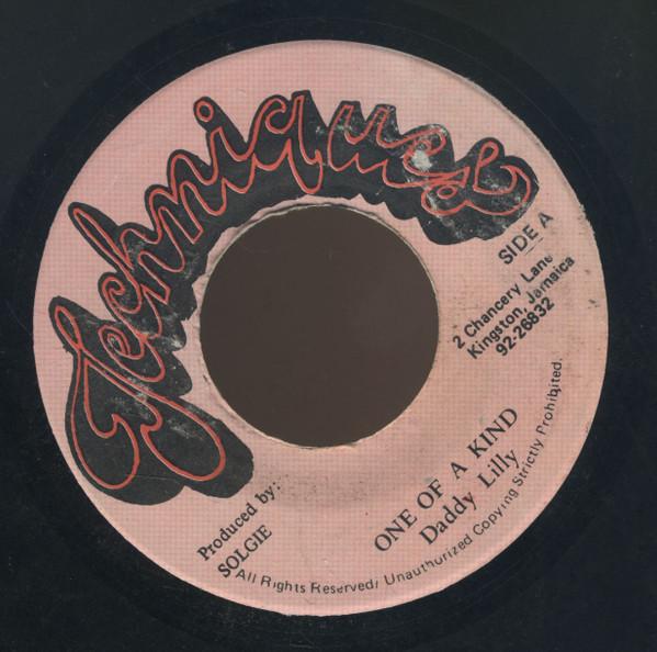 7inch Record DADDY LILLY - One Of A Kind NONE Techniques Jamaica Reggae, Ska & Dub Used
7inch Record DADDY LILLY - One Of A Kind NONE Techniques Jamaica Reggae, Ska & Dub Used