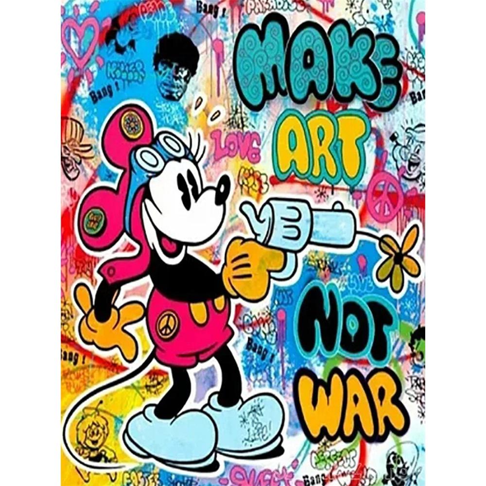Disney Diamond Painting Minnie Anti war Art Trend Graffiti Illustration 5D Diamond Painting Art Embroidery Cross stitch Room Decoration Round 20x30cm
Disney Diamond Painting Minnie Anti war Art Trend Graffiti Illustration 5D Diamond Painting Art Embroidery Cross stitch Room Decoration Round 20x30cm