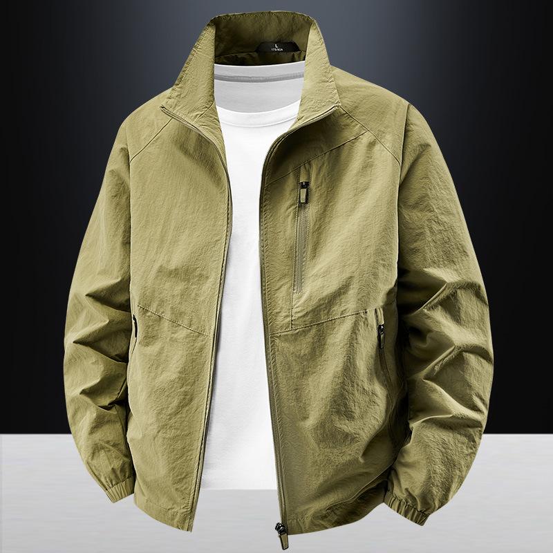 Spring Autumn Men s Jackets Stand Up Collar Casual Windbreaker Male Thin Jacket Waterproof Mens Coat XS
Spring Autumn Men s Jackets Stand Up Collar Casual Windbreaker Male Thin Jacket Waterproof Mens Coat XS