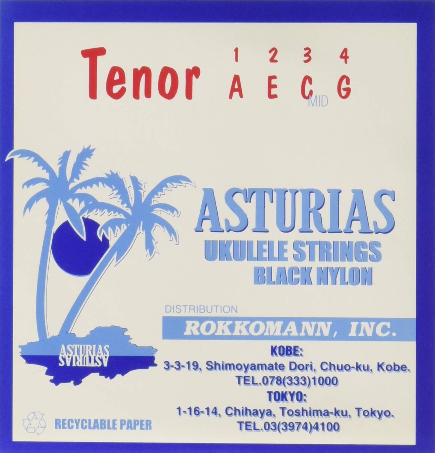 ASTURIAS Tenor Ukulele Strings
ASTURIAS Tenor Ukulele Strings