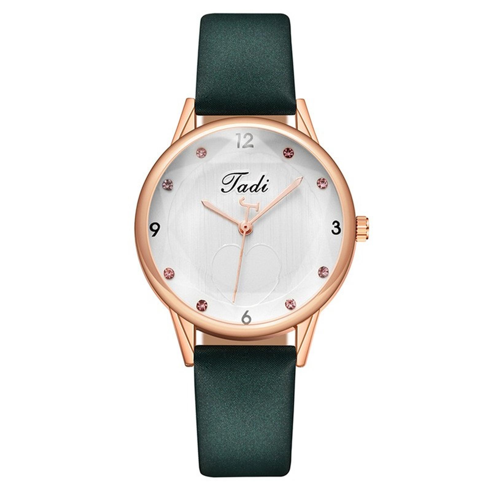 Women Fashion Leather Watch One Size зелений
Women Fashion Leather Watch One Size зелений