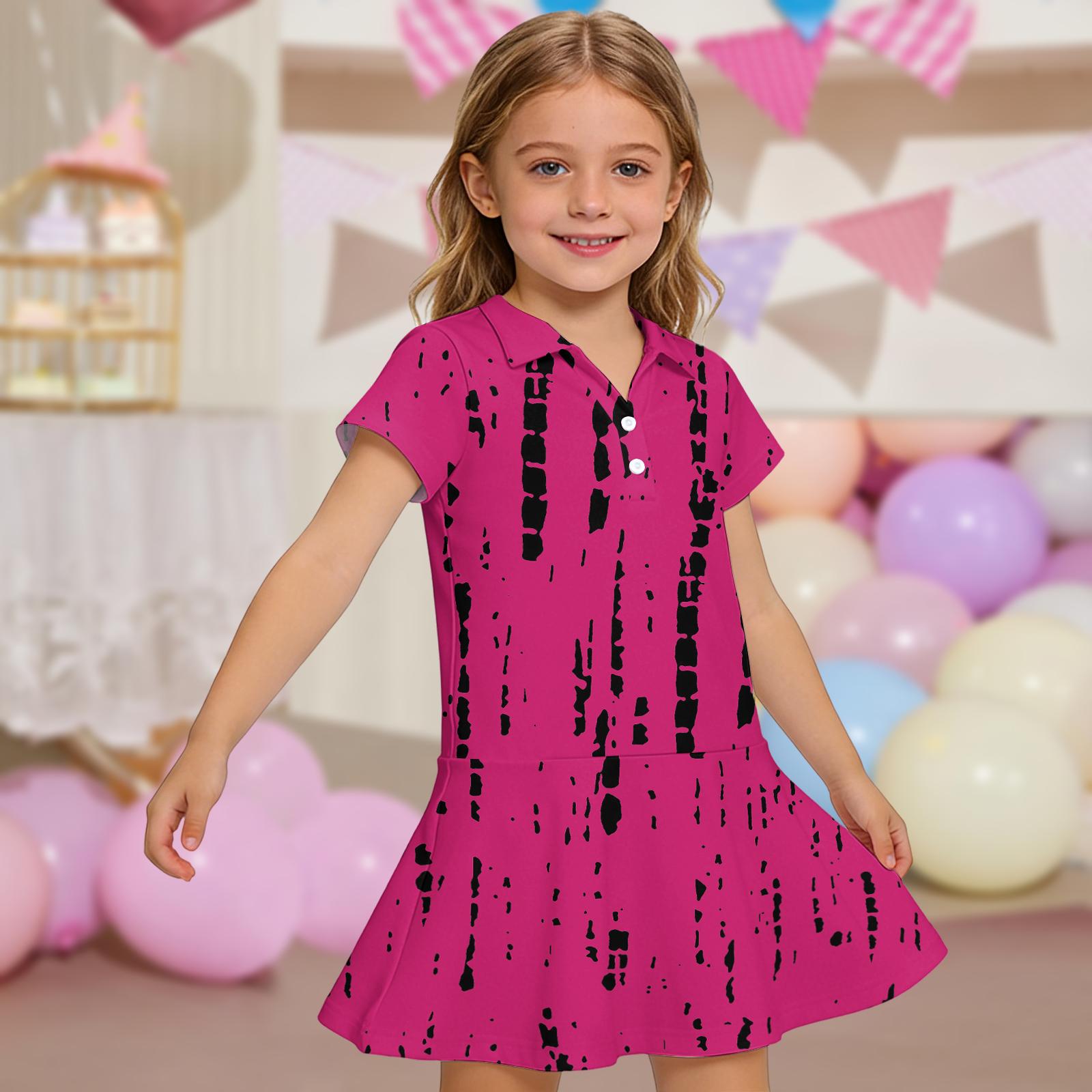 Girls Short Sleeve Polo Dress with Pocket Casual Lightweight Soft Fabric Polka Dot Pattern Comfortable Fit Summer Dress 150
Girls Short Sleeve Polo Dress with Pocket Casual Lightweight Soft Fabric Polka Dot Pattern Comfortable Fit Summer Dress 150