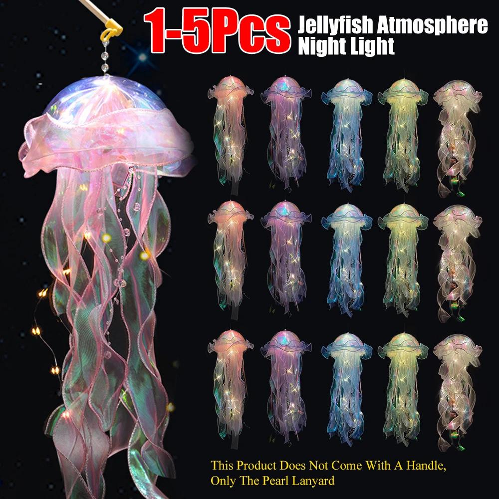 1-5PCS Jellyfish Lamp Night Light Decorative Lamp Portable Flower Lamp Girl Room Atmosphere Decoration Children s Night Lamp
1-5PCS Jellyfish Lamp Night Light Decorative Lamp Portable Flower Lamp Girl Room Atmosphere Decoration Children s Night Lamp
