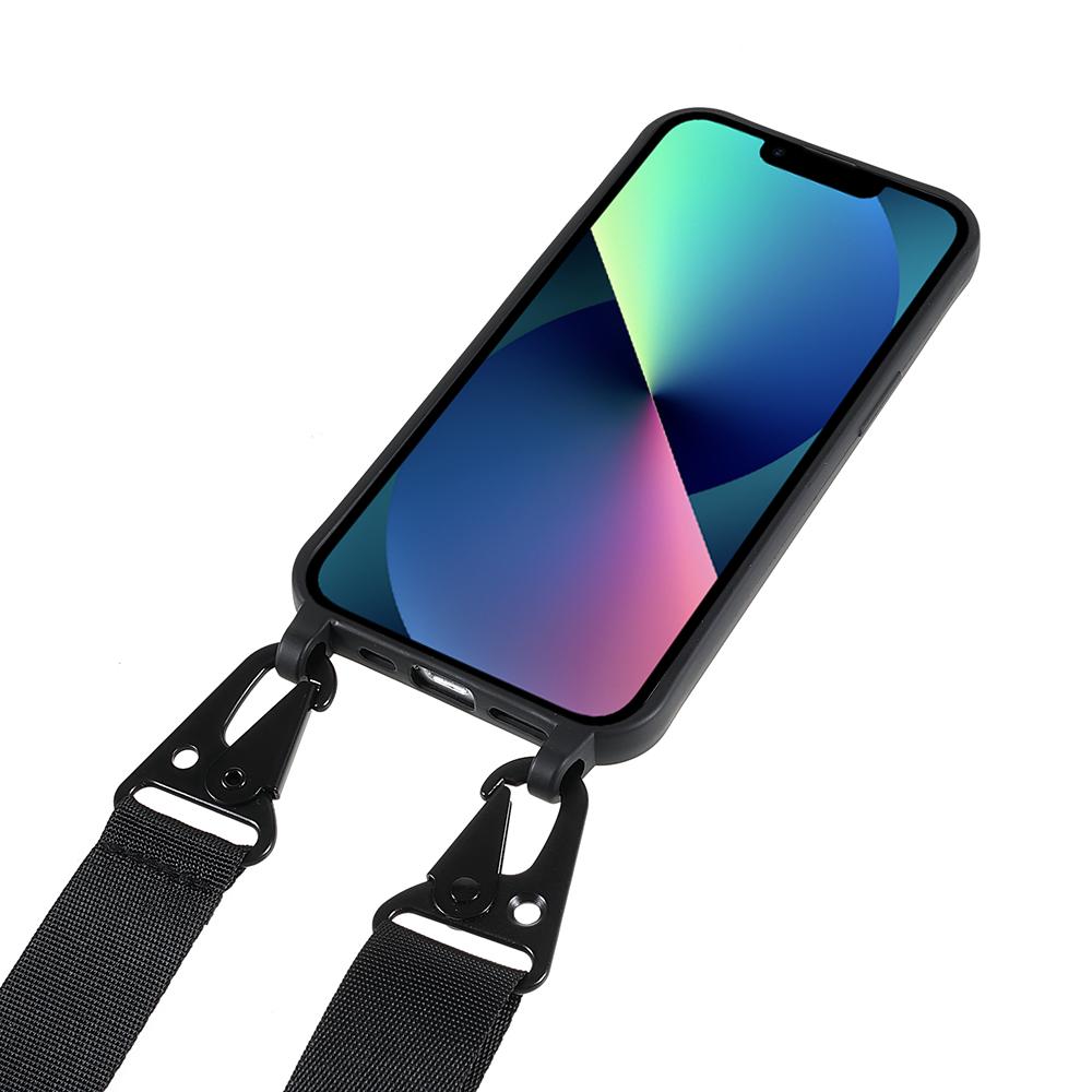 For iPhone 13 6.1 inch Soft TPU Matte Finish Protective Cell Phone Back Cover with Shoulder Strap Dark Green
For iPhone 13 6.1 inch Soft TPU Matte Finish Protective Cell Phone Back Cover with Shoulder Strap Dark Green