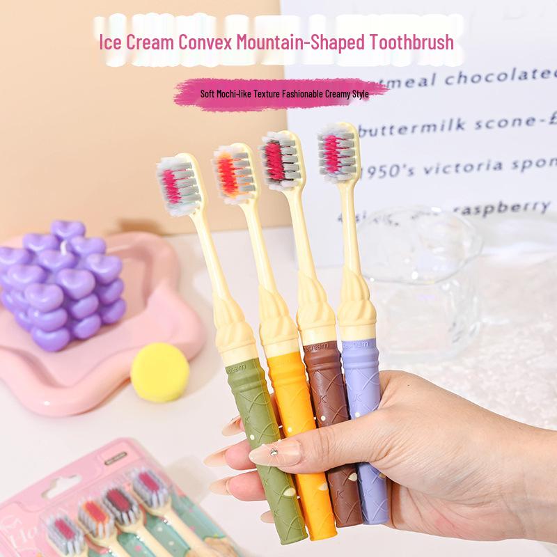Han Ni Ya Ice Cream Mountain Toothbrush - Soft Bristle, Trendy Design
Han Ni Ya Ice Cream Mountain Toothbrush - Soft Bristle, Trendy Design