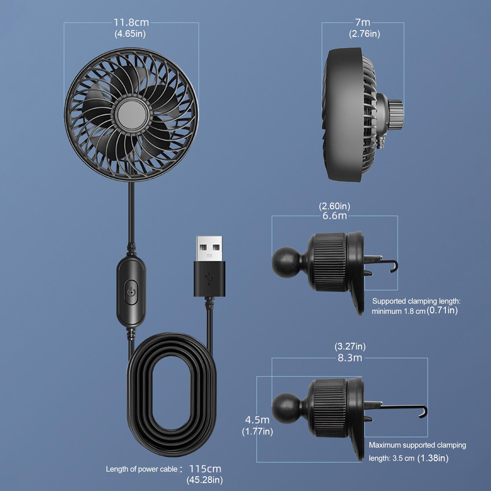 Universal Car Cooling Fan Single Head 360 Rotating 3-speed Adjustable Ventilation Fan Strong Wind Electric Mini Car Fan Cooler чёрный
Universal Car Cooling Fan Single Head 360 Rotating 3-speed Adjustable Ventilation Fan Strong Wind Electric Mini Car Fan Cooler чёрный