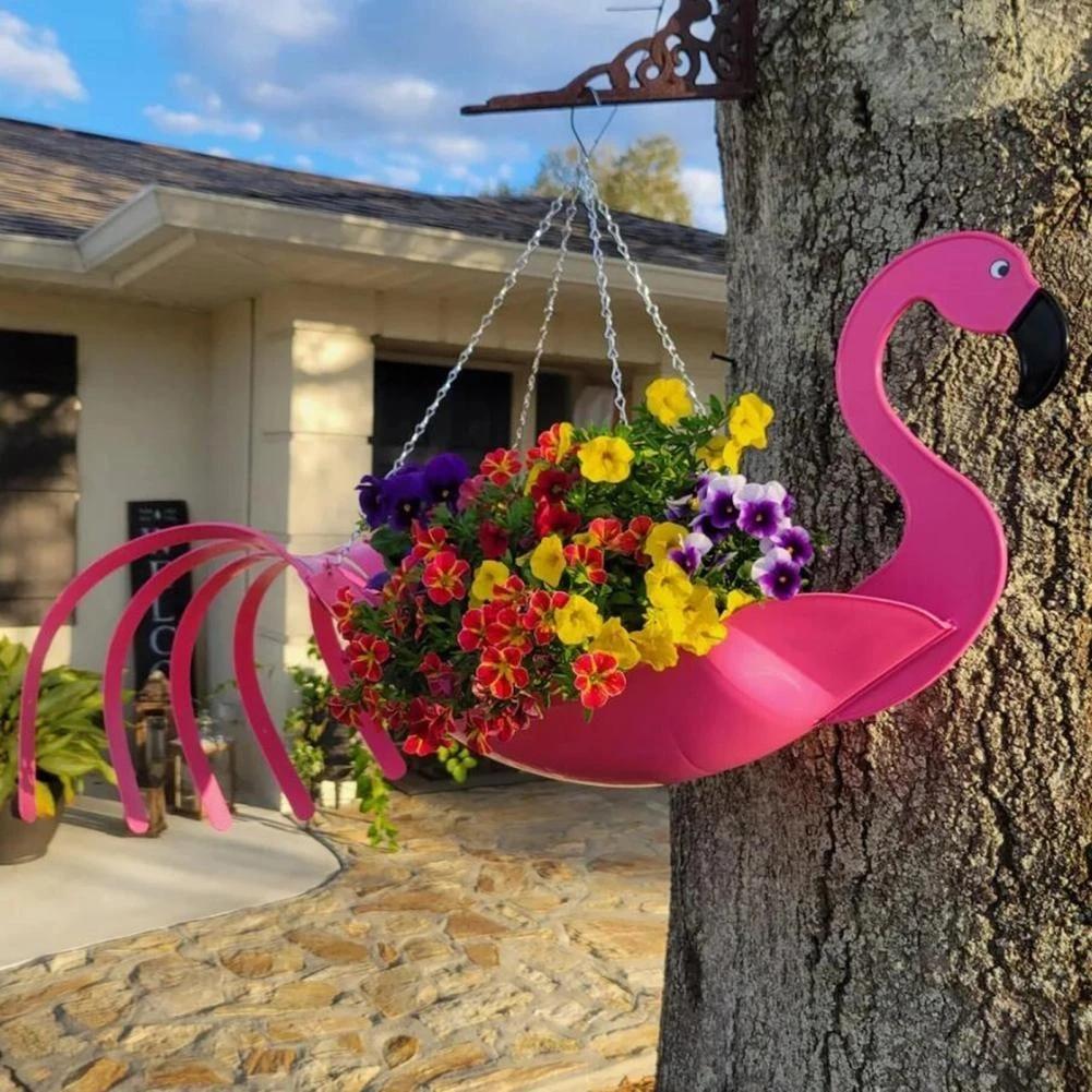 1 PC Metal Flower Pot Exquisite Flying Bird Shape Rust-proof Colorful Parrot Flamingo Flower Pot Hanging Planter Birthday Gift
1 PC Metal Flower Pot Exquisite Flying Bird Shape Rust-proof Colorful Parrot Flamingo Flower Pot Hanging Planter Birthday Gift