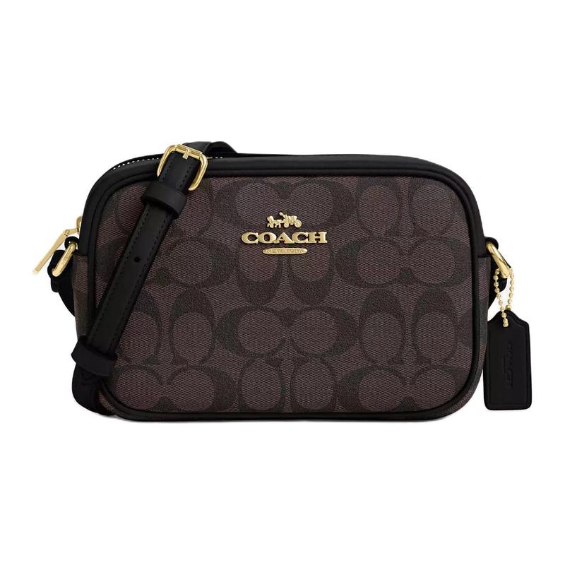 COACH crossbody bag Jamie 21 classic presbyopic gold label hardware buckle zipper coated canvas camera shoulder small size women s gold color brown чорний
COACH crossbody bag Jamie 21 classic presbyopic gold label hardware buckle zipper coated canvas camera shoulder small size women s gold color brown чорний