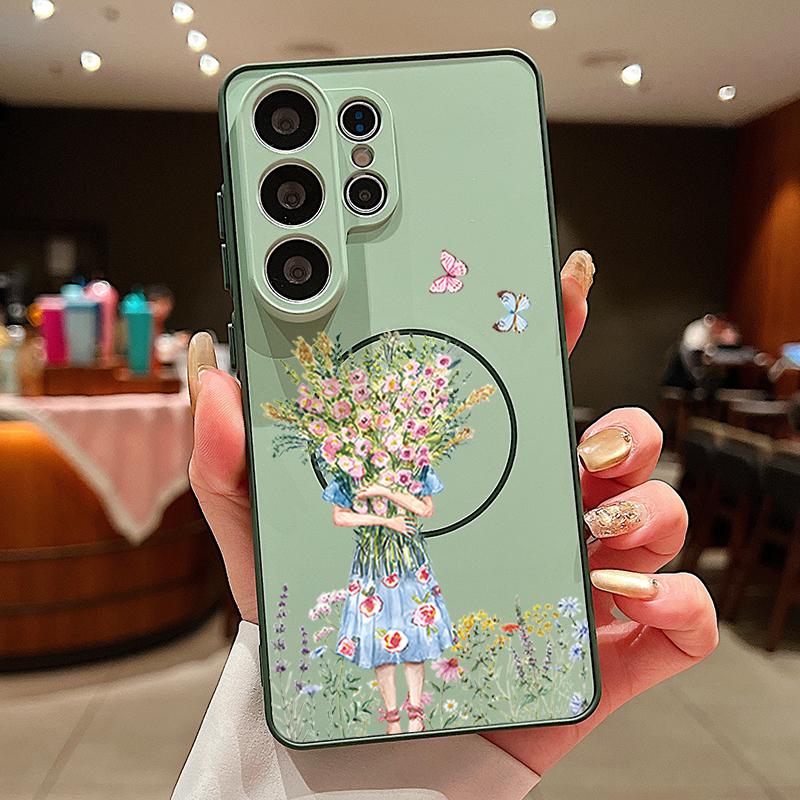 Чохол з візерунком «Квіткова дівчинка» для Samsung Galaxy S26 Ultra S25 Edge S24 Plus S23 FE S22 A54 A55 A56 5G Магнітний для Magsafe Матовий чохол Samsung S25 Ultra зелений
Чохол з візерунком «Квіткова дівчинка» для Samsung Galaxy S26 Ultra S25 Edge S24 Plus S23 FE S22 A54 A55 A56 5G Магнітний для Magsafe Матовий чохол Samsung S25 Ultra зелений