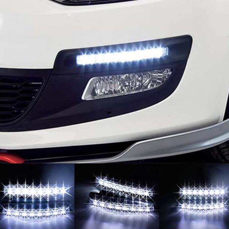 2 шт. 12 В 6 светодиодных дневных ходовых огней Drl для автомобиля, противотуманные фары для дневного вождения
2 шт. 12 В 6 светодиодных дневных ходовых огней Drl для автомобиля, противотуманные фары для дневного вождения