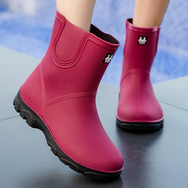 Модные средние резиновые сапоги на толстой подошве, водонепроницаемые, нескользящие и износостойкие, флисовые, теплые, для кемпинга, для женщин 38 розы красного
Модные средние резиновые сапоги на толстой подошве, водонепроницаемые, нескользящие и износостойкие, флисовые, теплые, для кемпинга, для женщин 38 розы красного