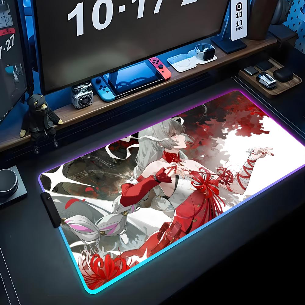 phrolova wuthering Mouse Pad RGB Gaming Mousepad Big LED Pad PC Desk Mat Luminous Mouse Pad Large Keyboard Mats Table Rug With RGB600x300x3mm
phrolova wuthering Mouse Pad RGB Gaming Mousepad Big LED Pad PC Desk Mat Luminous Mouse Pad Large Keyboard Mats Table Rug With RGB600x300x3mm