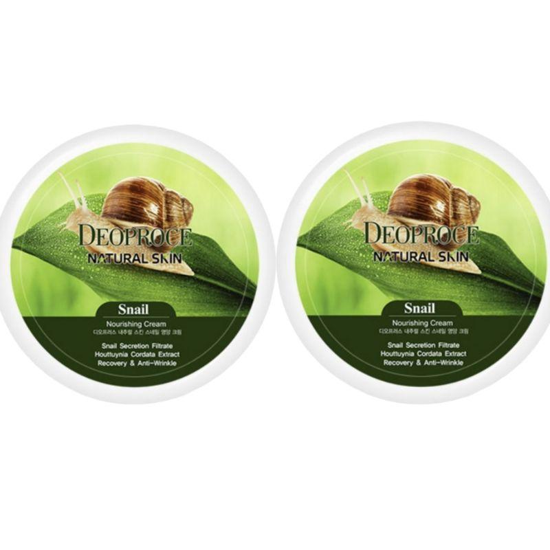 DEOPROCE Snail Nourishing Cream 100g 2pcs
DEOPROCE Snail Nourishing Cream 100g 2pcs