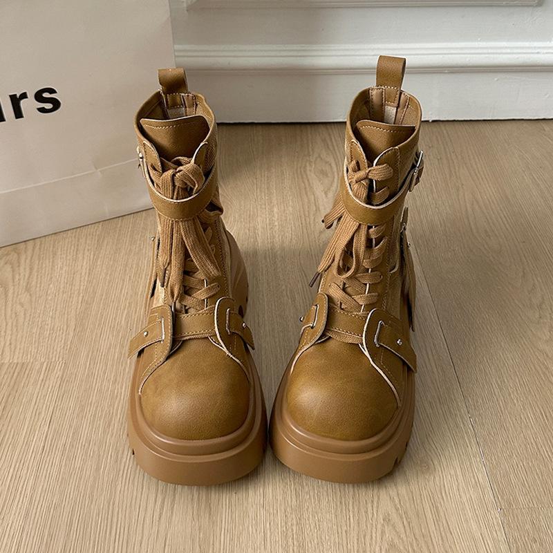 Martin boots women s 2025 new imitation leather splicing cloth thick-soled muffin strap casual locomotive boots small short boots 40 коричневий
Martin boots women s 2025 new imitation leather splicing cloth thick-soled muffin strap casual locomotive boots small short boots 40 коричневий