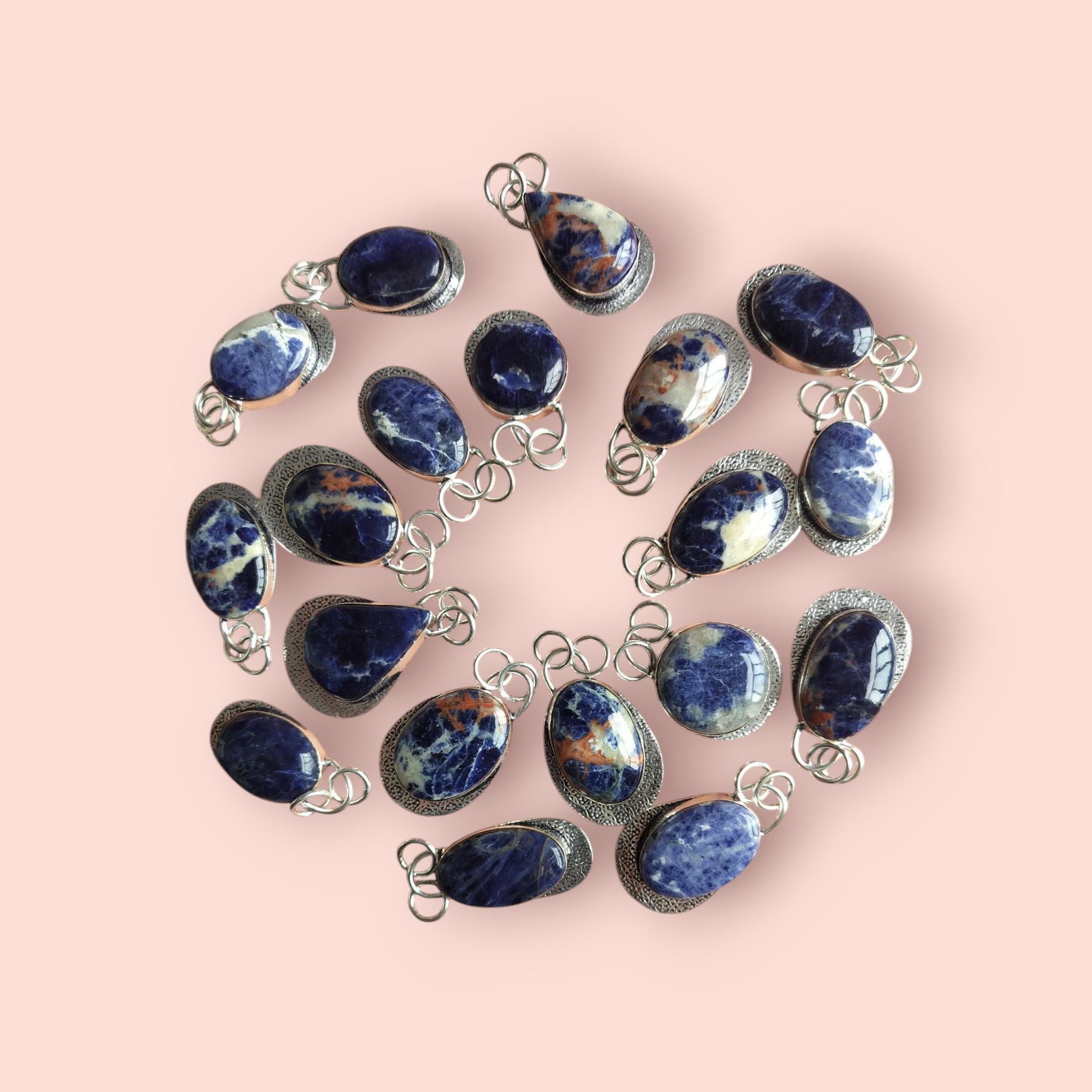 5 pcs Pendant Sodalite Mix Lot Gemstone Ethnic Style Silver Jewelry синий
5 pcs Pendant Sodalite Mix Lot Gemstone Ethnic Style Silver Jewelry синий