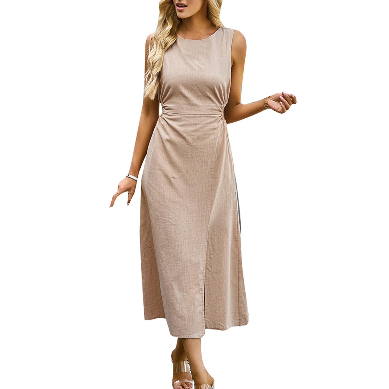 Женские платья однотонные с вырезом-садом, летние, темпераментные, с завышенной талией, длинные, без рукавов, жилетные платья XL хаки
Женские платья однотонные с вырезом-садом, летние, темпераментные, с завышенной талией, длинные, без рукавов, жилетные платья XL хаки
